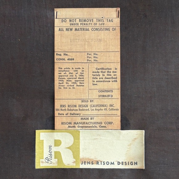 PAIR Jens Risom C140 Lounge Chairs | Original Mid Century Walnut MCM Playboy - Picture 11 of 16